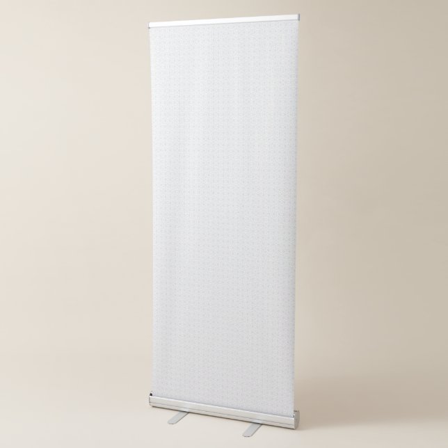 Black Polka Dot Seamless Pattern | Tiny Dots Retractable Banner (3/4)