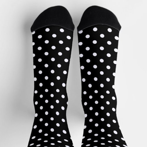 Black Polka Dot Socks