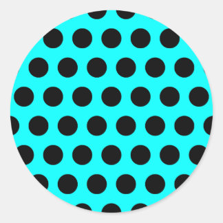 Black Polka Dot Sticker