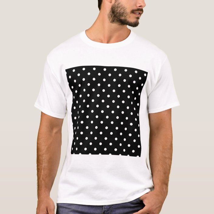 black polka dot t shirt