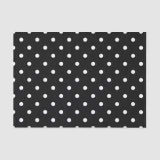BLACK POLKA DOT Tissue Paper