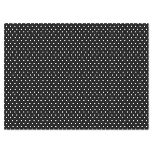 Black Polka Dot Tissue Paper