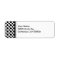 Black Polka Dots Custom Return Address Label