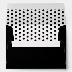 Black Polka Dots! Envelope