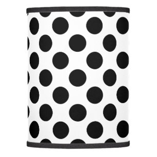 Black Polka Dots Lamp Shade