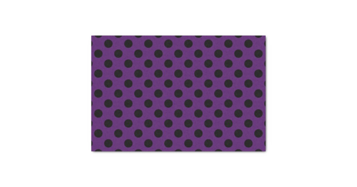 Black Polka Dots Tissue Paper