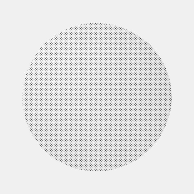 Black Polka Dots Outdoor Rug (Front)