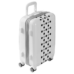 Black Polka Dots, Polka Dot Pattern, Dots, Dotted Luggage