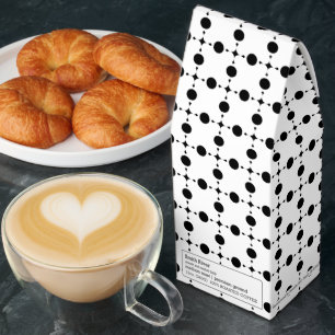 Black Polka Dots, Polka Dot Pattern, Dots, Dotted Roasted Coffee