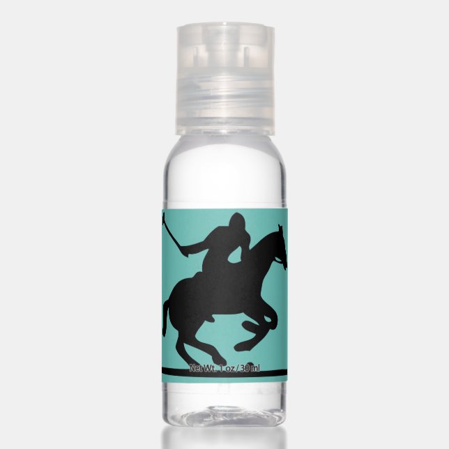 Black Polo Sport Player Hand Sanitizer (Front)
