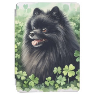 Black Pomeranian St Patricks Day  iPad Air Cover