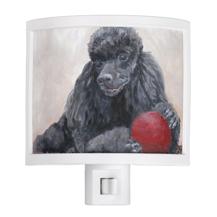 black poodle art