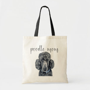Black Poodle Dog Tote Bag