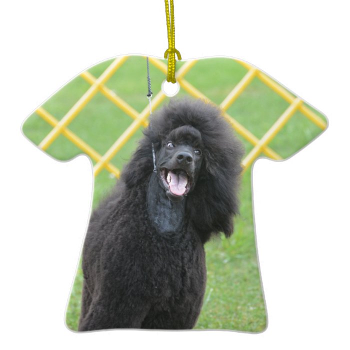 Black Poodle Ornaments