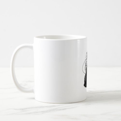 Black Poodle Premium T_Shirt Coffee Mug