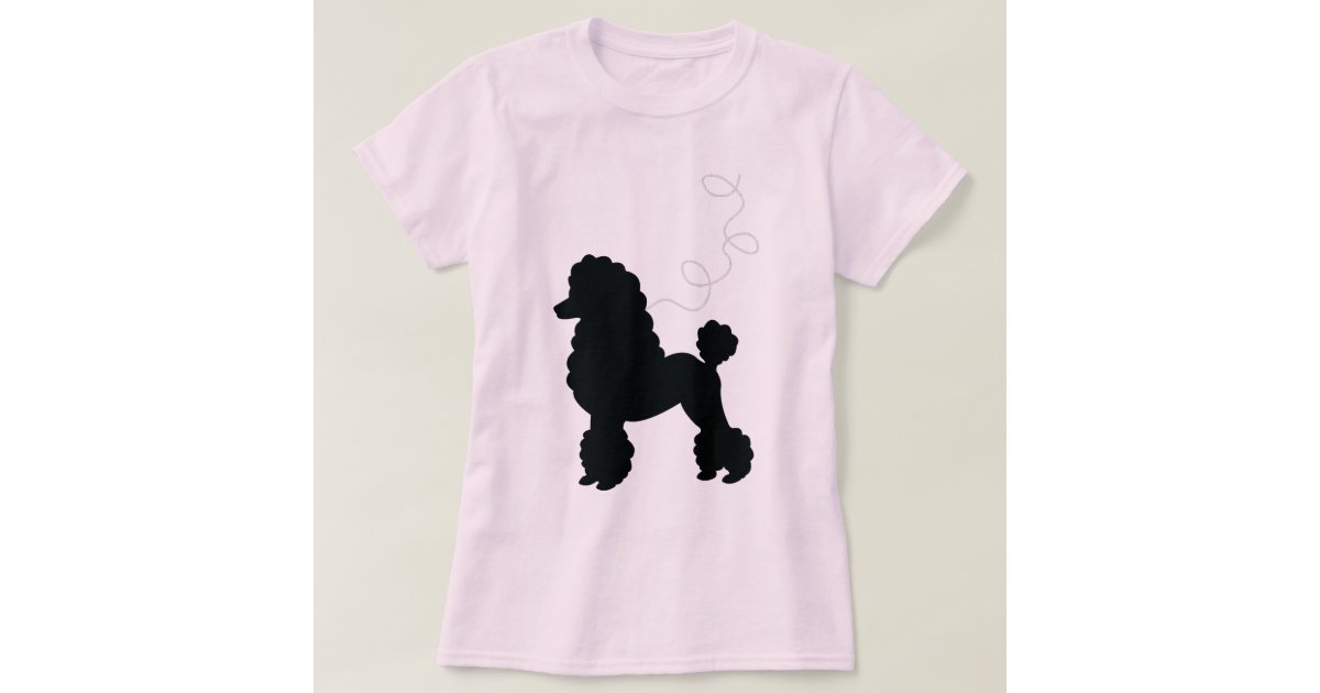 black poodle shirt