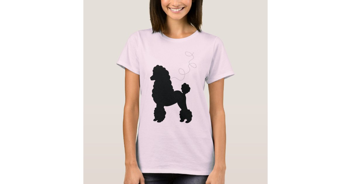 black poodle shirt