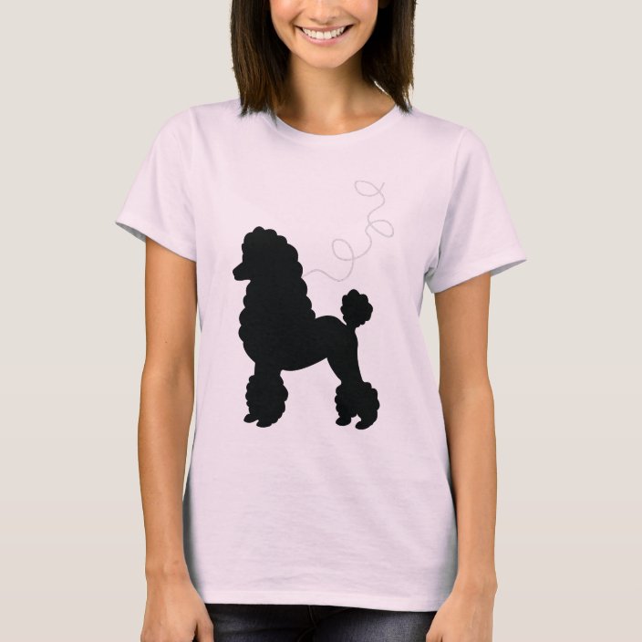 black poodle shirt