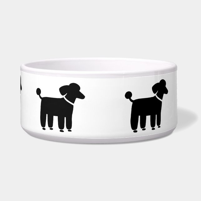 Black Poodles Bowl (Front)