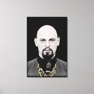 Black Pope on Canvas