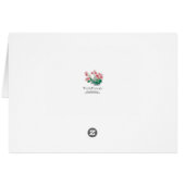 Black Poppies Cards (Back Horizontal)