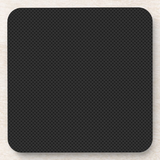 Black Porous Metal Drink Coaster (Front)