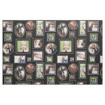 Black Portrait Gallery Frames Personalized Photos Fabric