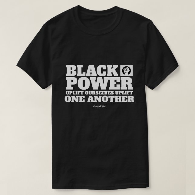 Black Power - A MisterP Shirt (Design Front)
