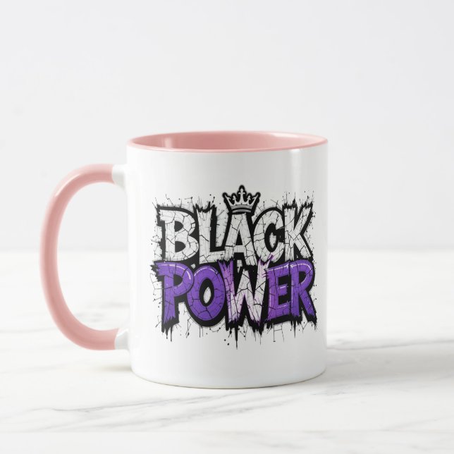 black power_black history month mug (Left)