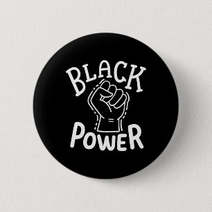 Black Power Civil Rights African American Pride Me Button