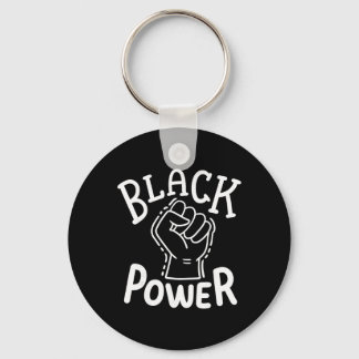 Black Power Civil Rights African American Pride Me Keychain