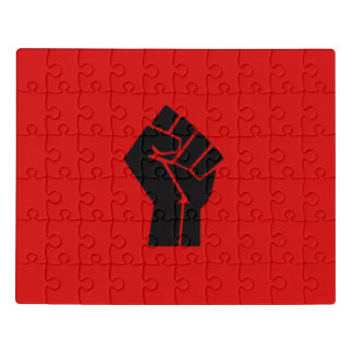 Black Power Fist Jigsaw Puzzle