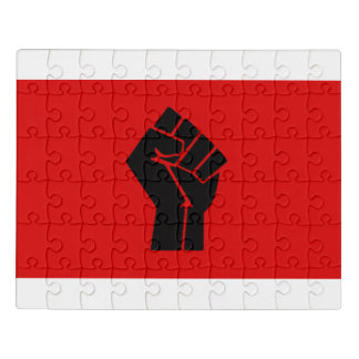 Black Power Fist Jigsaw Puzzle