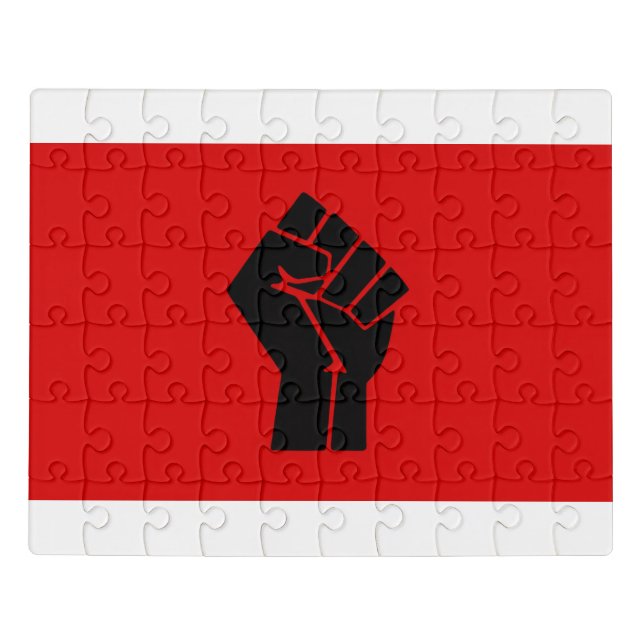Black Power Fist Jigsaw Puzzle (Puzzle Horizontal)