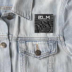 Black Power Fist Of BLM, Black History Month Button