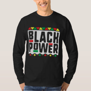 Black Power for Men Women Kids History Month Afric T-Shirt