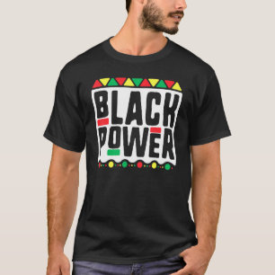 Black Power For Men Women Kids History Month Afric T-Shirt
