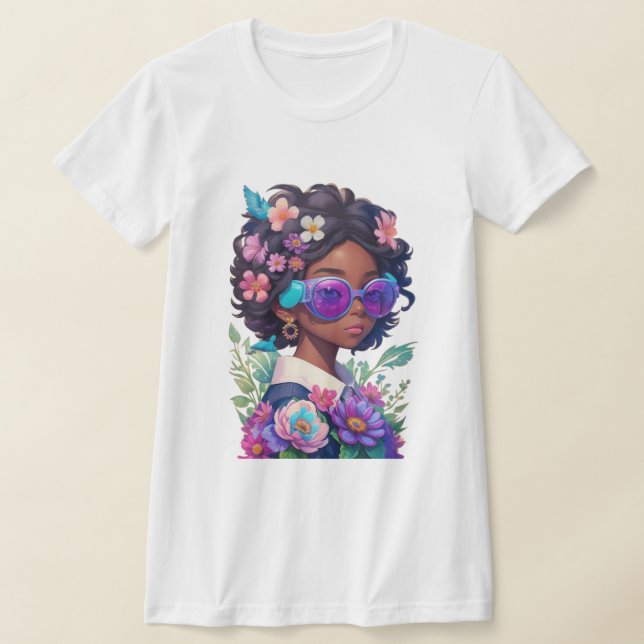 Black Power Women's Shirt (Laydown)
