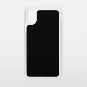 Black Presidio Stay Clear Speck iPhone XS Case