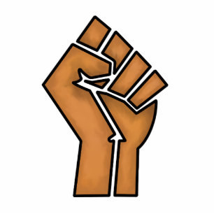 black pride fist unity history unity African brown Cutout