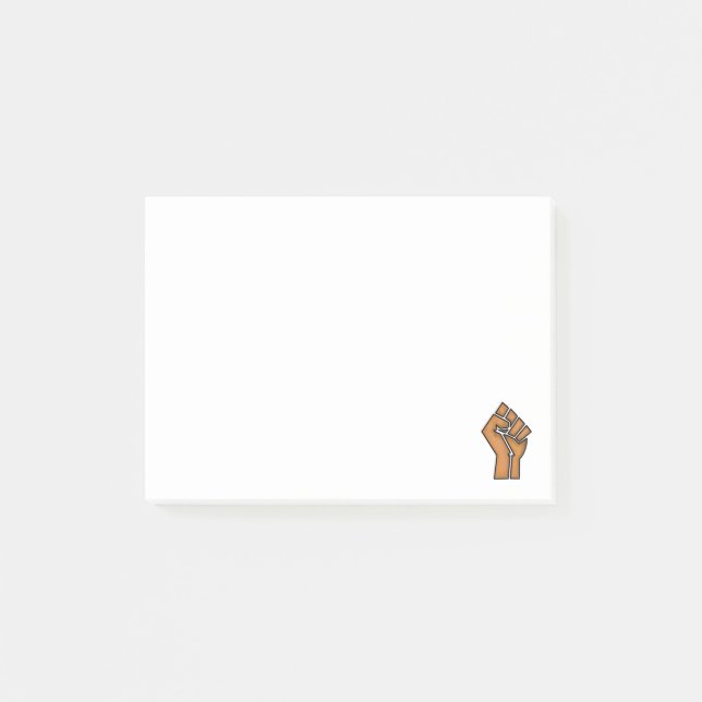 black pride fist unity history unity African brown Post-it Notes (Front)