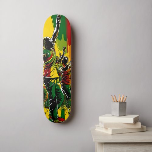 Black Pride Juneteenth Is History Skateboard