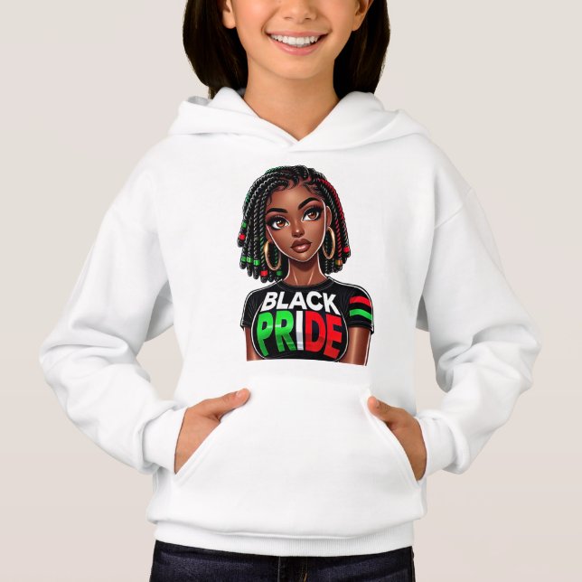 Black Pride Lady Hoodie (Front)