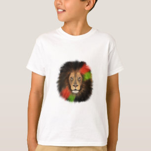 black pride lion red green unity jungle cat king T-Shirt