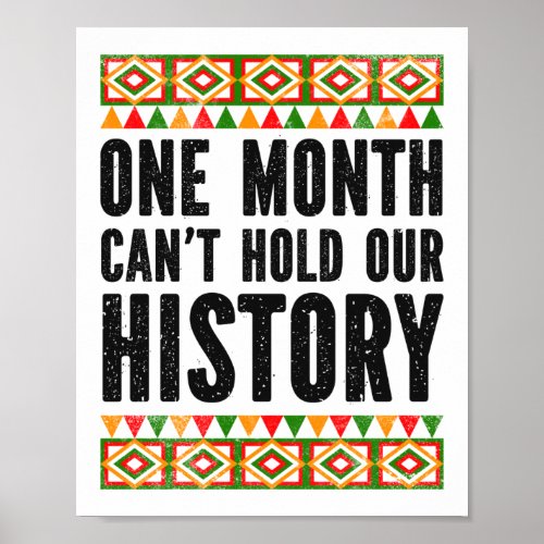 Black Pride Our History One Month Poster
