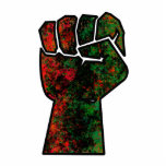black pride red green fist pan African flag unity  Cutout<br><div class="desc">Black History Month fist in the pan African flag colors.  It is a symbol of Black solidarity and unity.</div>