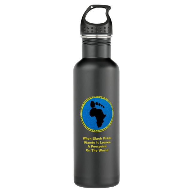 Black Pride Water Bottle (Front)