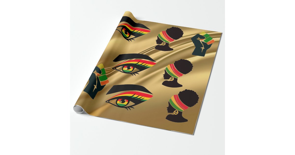 Black Pride Wrapping Paper | Zazzle