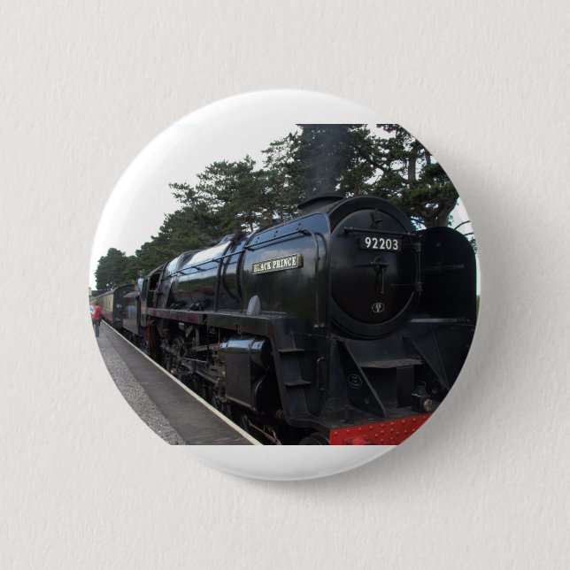 Black Prince Pinback Button (Front)