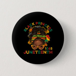 Black Princes Juneteenth 1865 History Month Melani Button